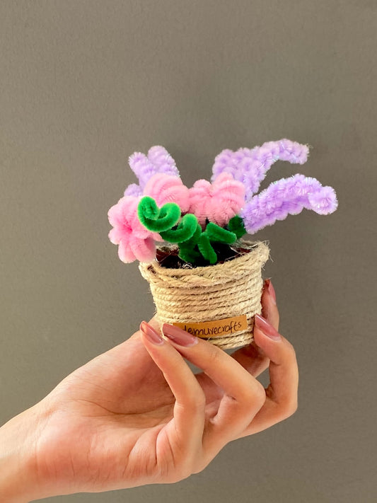 Lavender Flower Pot