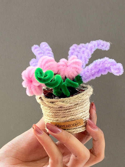 Lavender Flower Pot